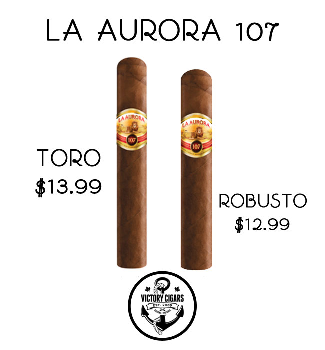 la aurora 107 toro and robusto