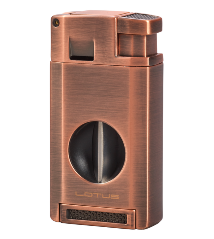 Lotus Excalibur Double Torch Copper Cigar Lighter