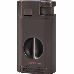 Lotus Excalibur Double Torch Gunmetal Cigar Lighter