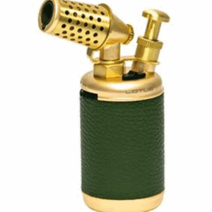 Lotus Truman Gold and Green Cigar Lighter