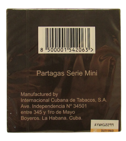 Partagas Serie Mini Cigarillos