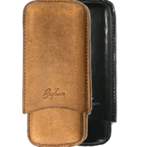 Brigham Cigar Case Two-Finger Corona