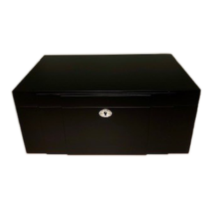 Eclipse Black 75 Count Cigar Humidor