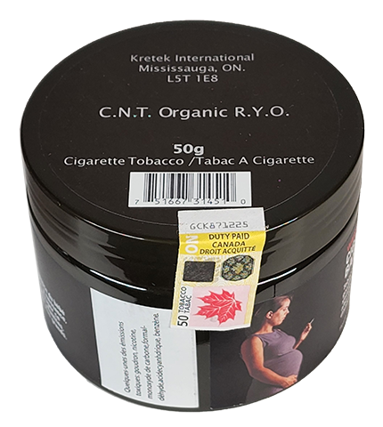 CNT Organic Roll Your Own Cigarette Tobacco