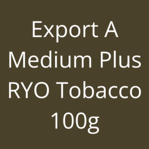 Export A Medium Plus Cigarette Rolling Tobacco 100g