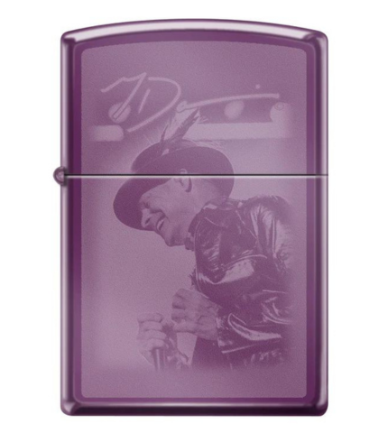 Gord Downie Signature Purple Zippo Lighter