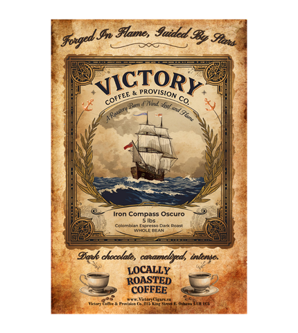 Iron Compass Oscuro Whole Bean Coffee 5lb Bag - Image 2