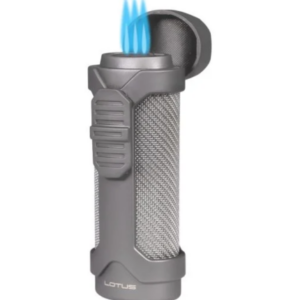 Lotus Armor Triple Torch Gunmetal Cigar Lighter