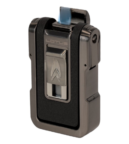Lotus Axis Black and Gunmetal Cigar Lighter - Image 3
