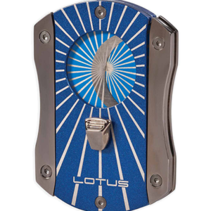 Lotus Deception Techni-Colour Blue Cigar Cutter