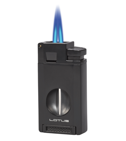 Lotus Excalibur Double Torch Chrome Cigar Lighter - Image 3