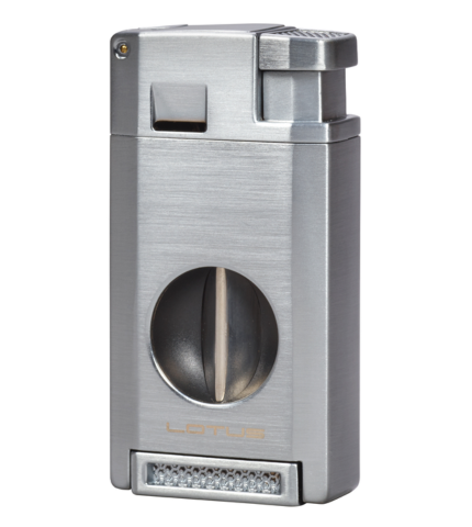 Lotus Excalibur Double Torch Chrome Cigar Lighter