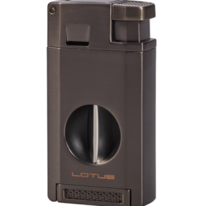 Lotus Excalibur Double Torch Gunmetal Cigar Lighter