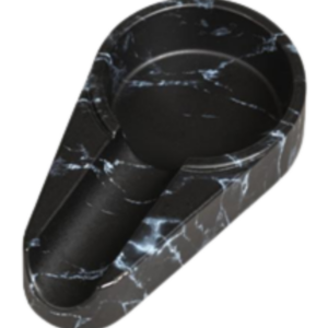 Lotus Melamine Single Cigar Marble Ashtray