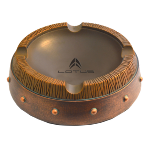 Lotus Poly Resin Barrel Cigar Ashtray