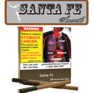 Santa Fe Smooth Filtered Cigarillos