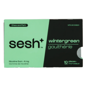 Sesh+ Nicotine Wintergreen Gum 4mg