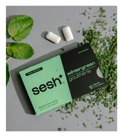 Sesh+ Nicotine Wintergreen Gum 4mg - Image 4