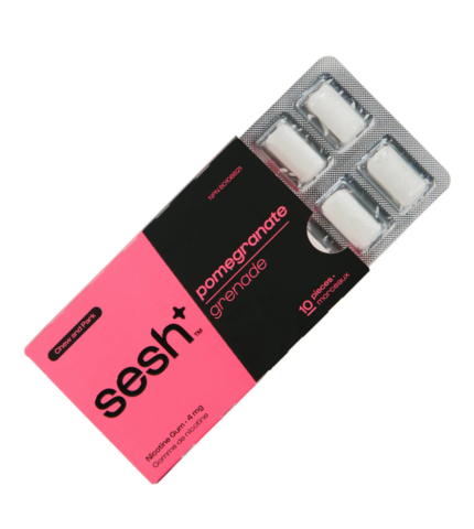 Sesh+ Nicotine Pomegranate Gum 4mg - Image 3
