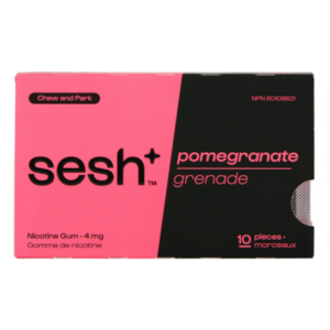 Sesh+ Nicotine Pomegranate Gum 4mg