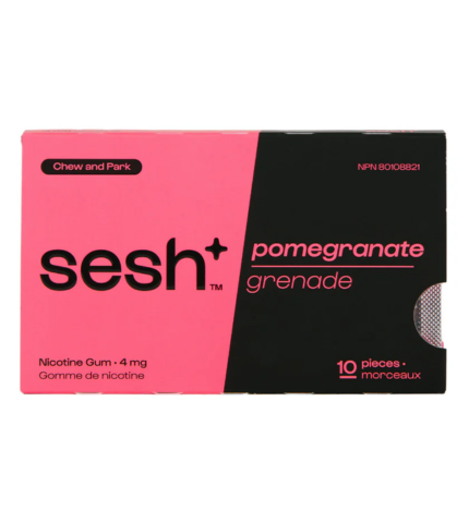 Sesh+ Nicotine Pomegranate Gum 4mg