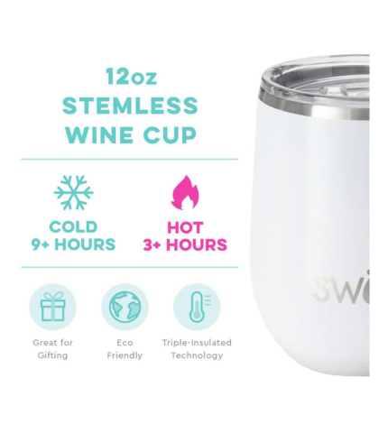 Swig Stemless 12 Ounce Wine Cup - Image 2
