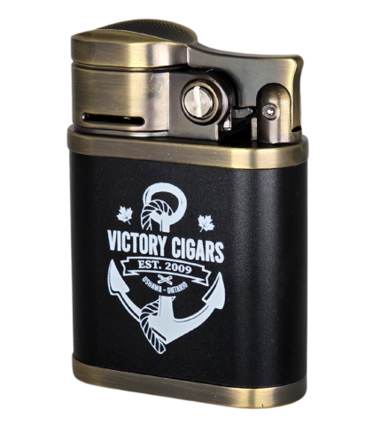 Victory Cigars Winston Quad Torch Brass Cigar Lighter
