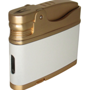Vertigo Vintage White and Gold Cigar Lighter